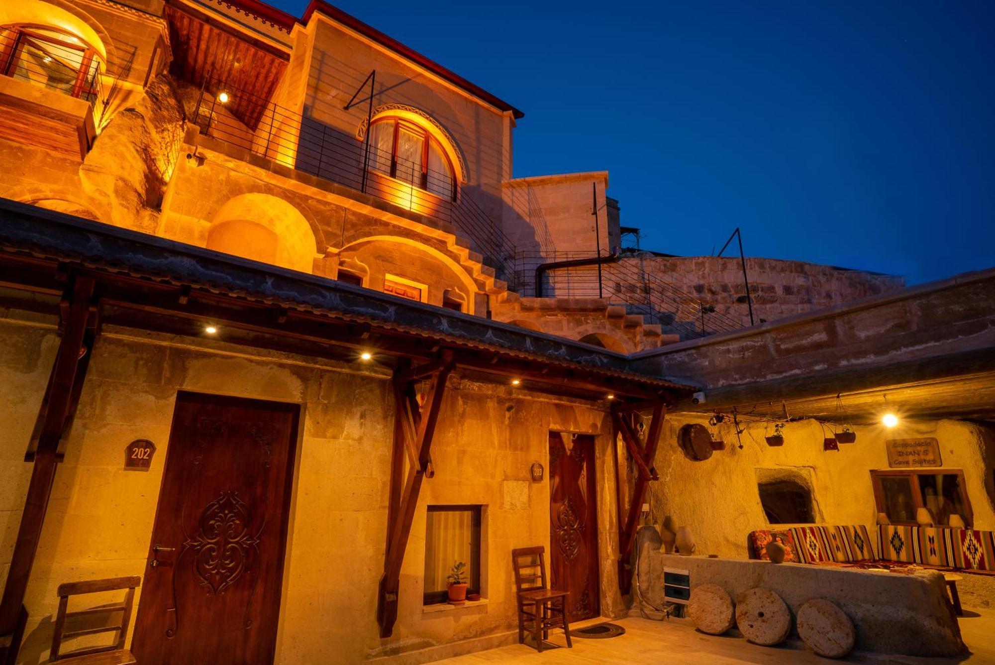 Cappadocia Inans Cave & Swimming Pool Hot Hotel Nevşehir Bagian luar foto