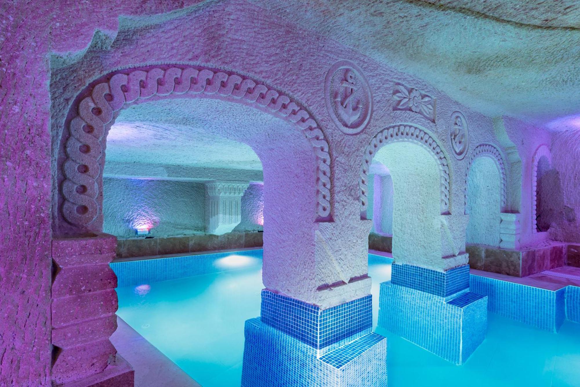 Cappadocia Inans Cave & Swimming Pool Hot Hotel Nevşehir Bagian luar foto